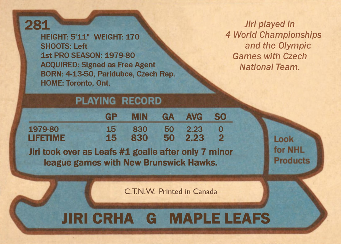 Maple Leafs Fan 🚨 🏒 🚨 on X: Flashback - Jiri Crha (Maple Leaf from 1979- 80 to 1980-81) #tmltalk #leafsnation #leafsforever #crha #flashbackseries   / X