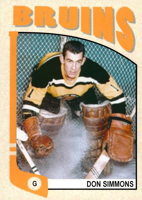 PF4 Original Photo DON SIMMONS 1961-64 TORONTO MAPLE LEAFS GOALTENDER NHL  HOCKEY